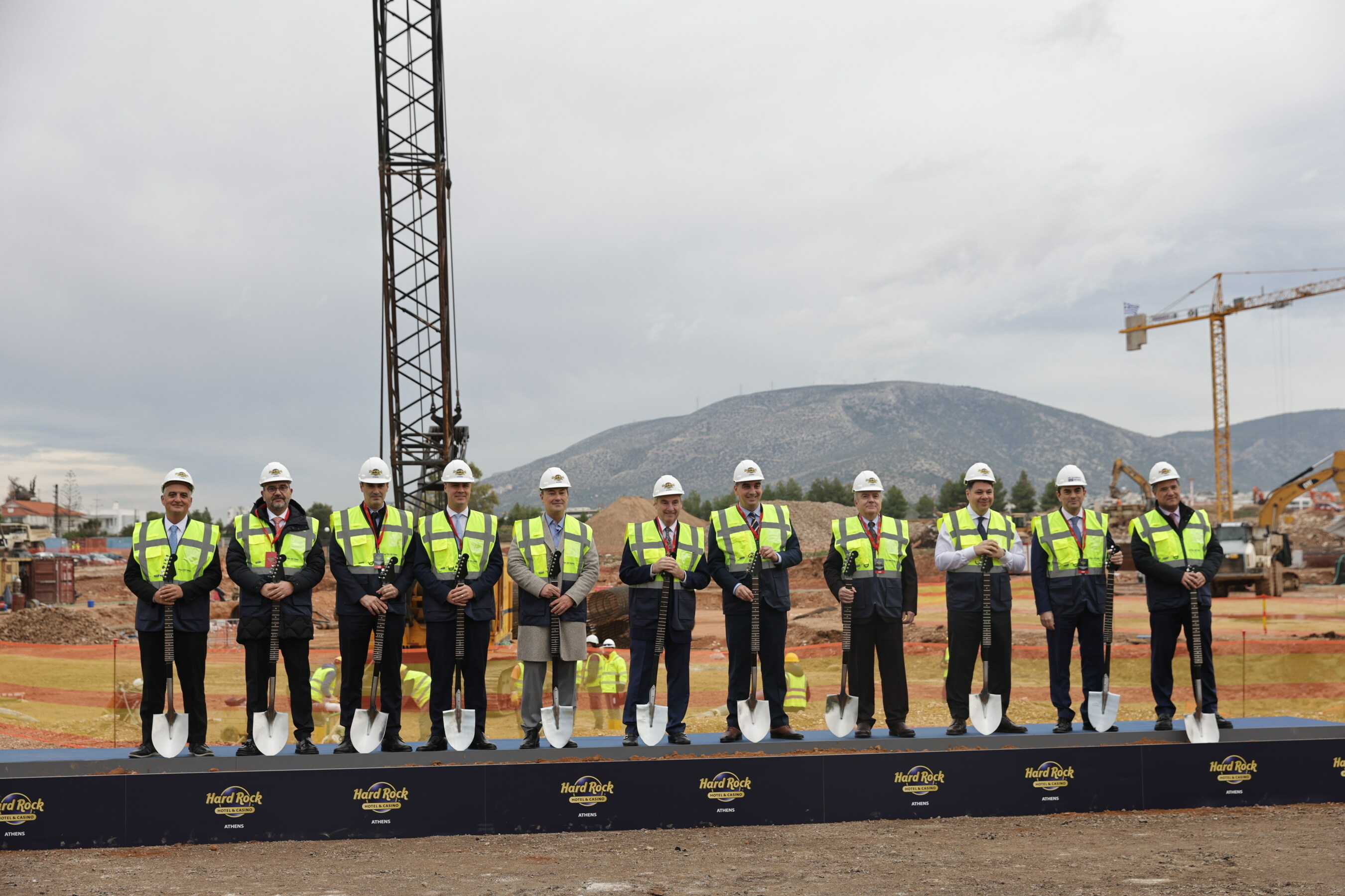 Athens team breaking ground