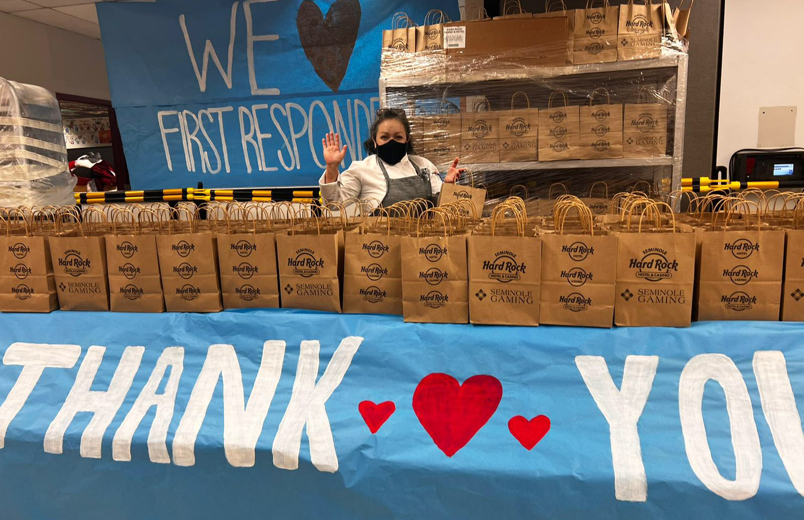 Hard Rock donated to first responders